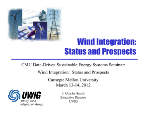 Wind Integration: Status and Prospects