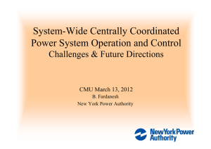 System-Wide Centrally Coordinated P S t O