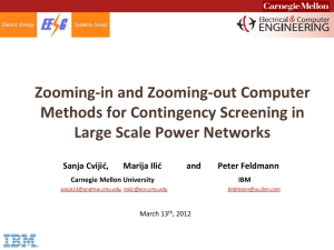 Zooming-in and Zooming-out Computer Methods for Contingency Screening in