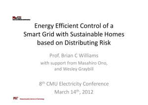 Energy Efficient Control of a  gy Smart Grid with Sustainable Homes  b
