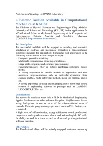 A  Postdoc  Position  Available  in ... Mechanics at KAUST