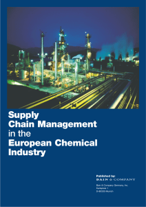 Supply Chain Management in the European Chemical