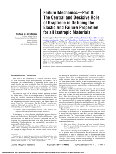 Failure Mechanics—Part II: The Central and Decisive Role Elastic and Failure Properties