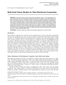 Multi-Axial Failure Models for Fiber-Reinforced Composites N. H. Yang, H. Nayeb-Hashemi,