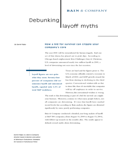 Debunking layoff myths