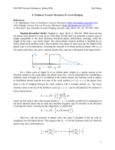 EM 388F Fracture Mechanics, Spring 2008 Rui Huang