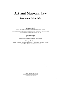 Art MuseUlll and Law