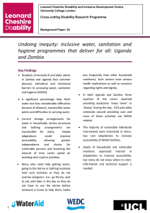 Cross-cutting Disability Research Programme