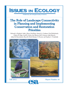 Issues Ecology in The Role of Landscape Connectivity