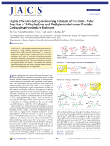 Highly Efficient Hydrogen-Bonding Catalysis of the Diels Alder