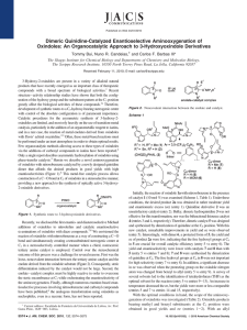 Dimeric Quinidine-Catalyzed Enantioselective Aminooxygenation of