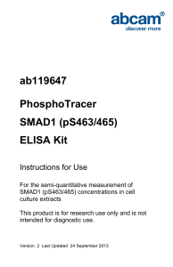 ab119647 PhosphoTracer SMAD1 (pS463/465) ELISA Kit