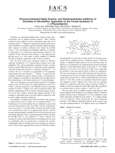 Thiourea-Catalyzed Highly Enantio- and Diastereoselective Additions of