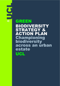 GREEN UCL BIODIVERSITY STRATEGY &amp;