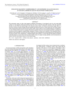 ENHANCED MAGNETIC COMPRESSIBILITY AND ISOTROPIC SCALE INVARIANCE