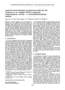 Chapman  et  al.  sandpile (FSOC)  analog...