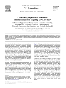Chemically programmed antibodies: Endothelin receptor targeting CovX-Bodies