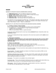 ASTHMA GUIDELINES ICICE March 2002 HEADER