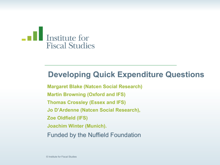 developing-quick-expenditure-questions
