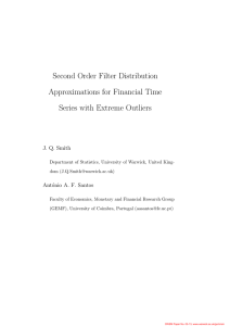 Second Order Filter Distribution Approximations for Financial Time Series with Extreme Outliers