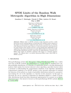 SPDE Limits of the Random Walk Metropolis Algorithm in High Dimensions