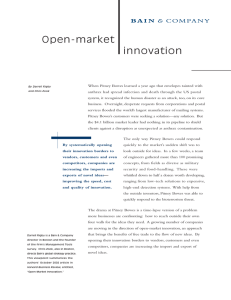 Open-market innovation
