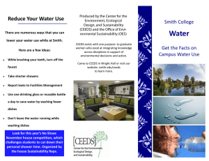 Water Reduce Your Water Use Smith College Get the Facts on