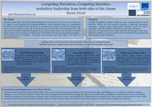 Competing Narratives, Competing Identities: Bernie Divall