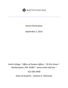 Parent Orientation September 2, 2015