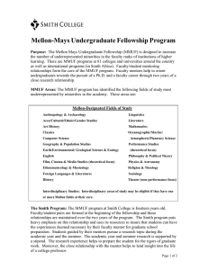 Mellon-Mays Undergraduate Fellowship Program
