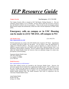 IEP Resource Guide  (213) 740-6000
