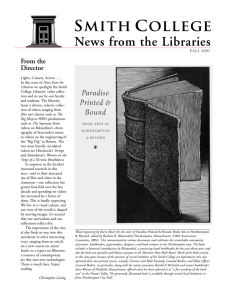News from the Libraries From the Director