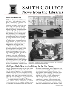 News from the Libraries From the Director