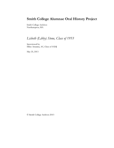 Smith College Alumnae Oral History Project