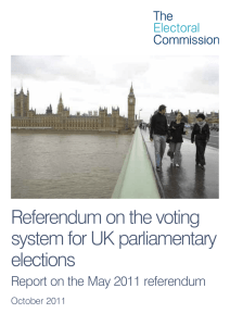 Referendum on the voting system for UK parliamentary elections