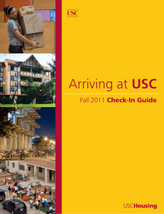 USC Check-In Guide