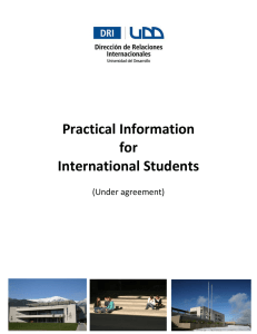 Practical Information for International Students