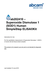 ab202410 – Superoxide Dismutase 1 (SOD1) Human SimpleStep ELISA®Kit