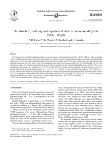 The structure, ordering and equation of state of ammonia dihydrate (NH O)