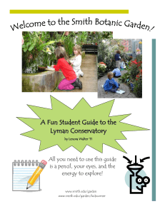 A Fun Student Guide to the Lyman Conservatory
