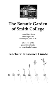 The Botanic Garden of Smith College Teachers’ Resource Guide