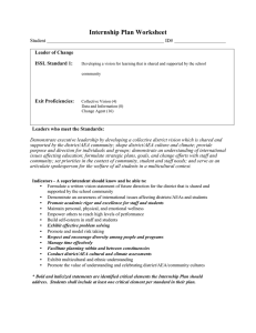 Internship Plan Worksheet ID#  Student