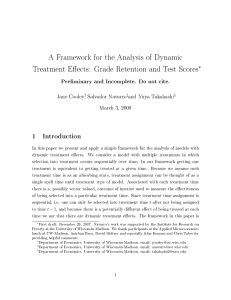 A Framework for the Analysis of Dynamic