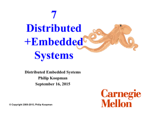 7 Distributed +Embedded Systems
