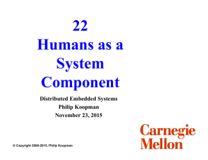 22 Humans as a System Component