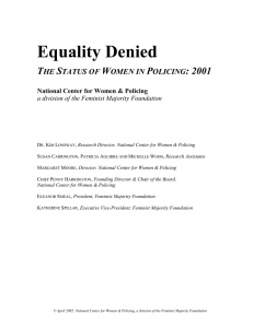 Equality Denied T S W