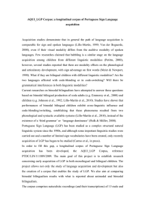 AQUI_LGP Corpus: a longitudinal corpus of Portuguese Sign Language acquisition