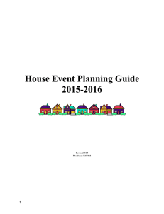 House Event Planning Guide 2015-2016 1