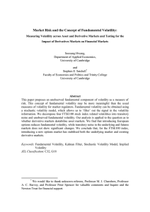 Market Risk and the Concept of Fundamental Volatility: