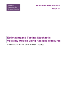 Estimating and Testing Stochastic Volatility Models using Realized Measures